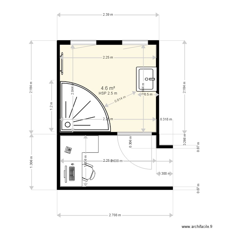 CHEVALIER 3. Plan de 0 pièce et 0 m2