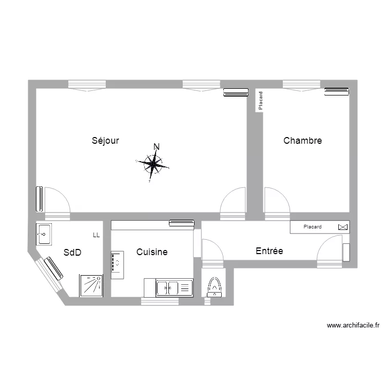 Gallieni 219. Plan de 