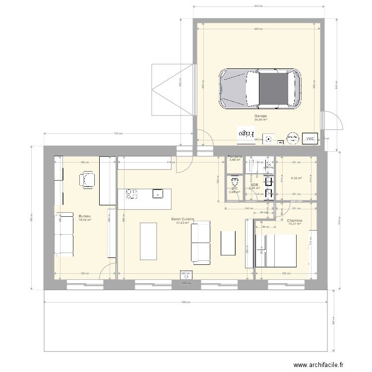 Maison1. Plan de 0 pièce et 0 m2