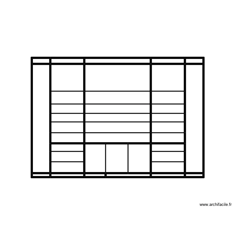 Anatole biblioth&egrave;que 3. Plan de 