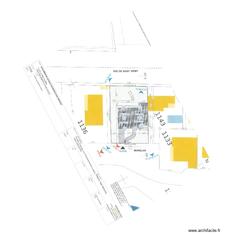 plan masse behounda2023. Plan de 0 pièce et 0 m2