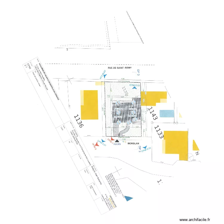 plan masse behounda2023. Plan de 