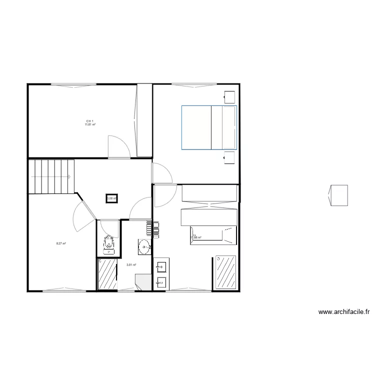 THENARD ETAGE  PROJET 7. Plan de 