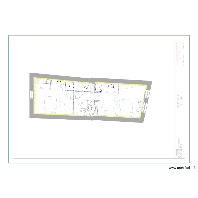 Aubière projeté R1. Plan de 0 pièce et 0 m2