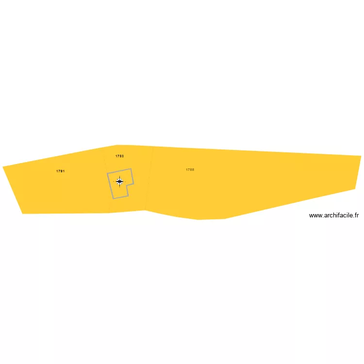 Sorges cadastre terrain complet 2. Plan de 