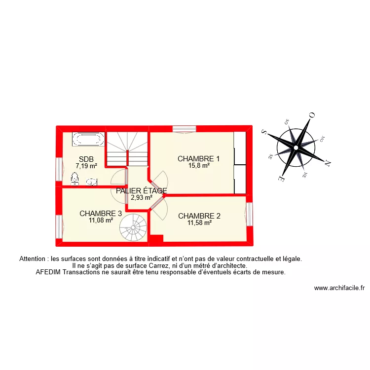 BI 8767 ETAGE 1. Plan de 