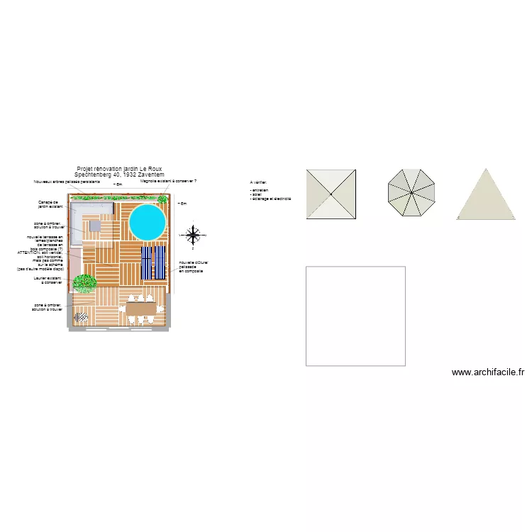 jardin palissades v2. Plan de 
