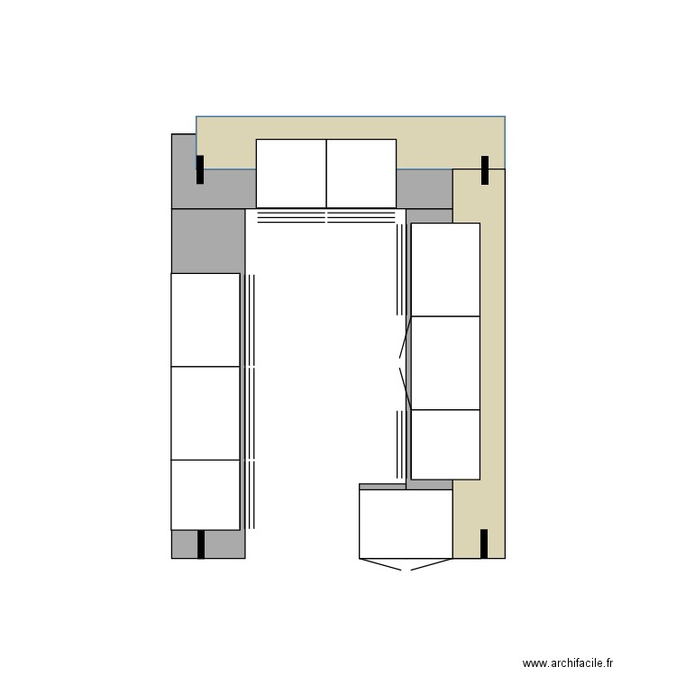 banque accueil final. Plan de 0 pièce et 0 m2