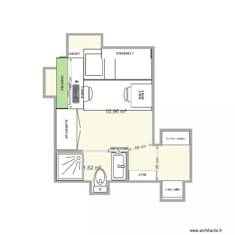 STUDIO ST LEGER 21 11 04 1022. Plan de 