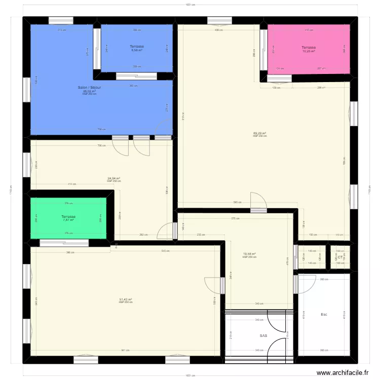 AL béton. Plan de AL béton. Plan de