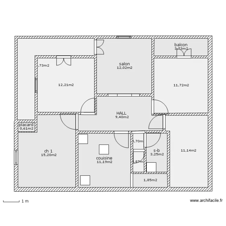 f 4 - etage. Plan de f 4 - etage. Plan de