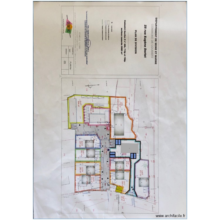 plan lot h coubert. Plan de 0 pièce et 0 m2