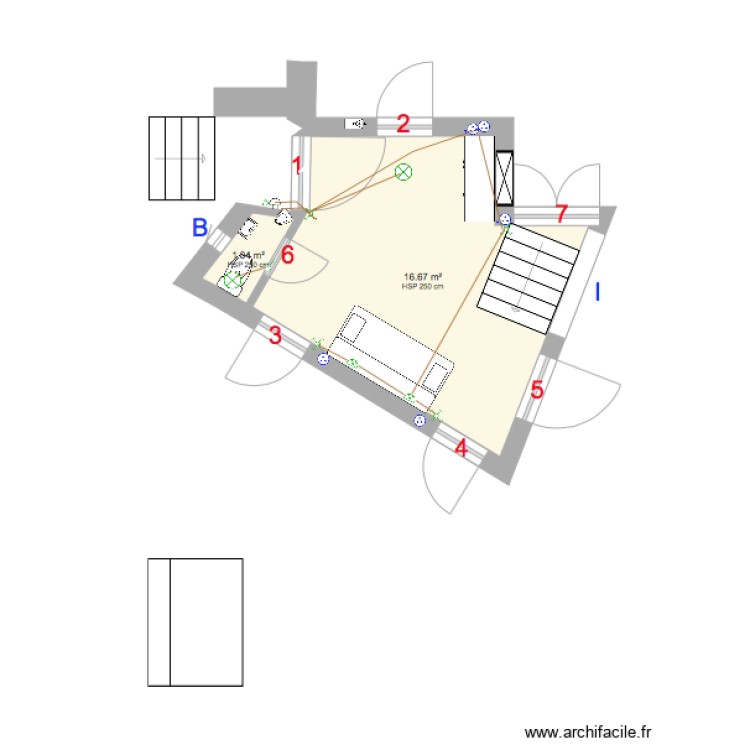 Entrance 2. Plan de 0 pièce et 0 m2