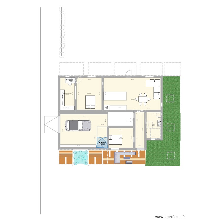 st remrem. Plan de 7 pièces et 122 m2