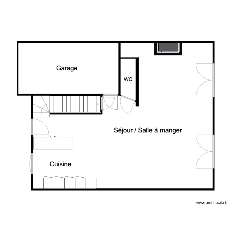 Maison Egalit&eacute;. Plan de 