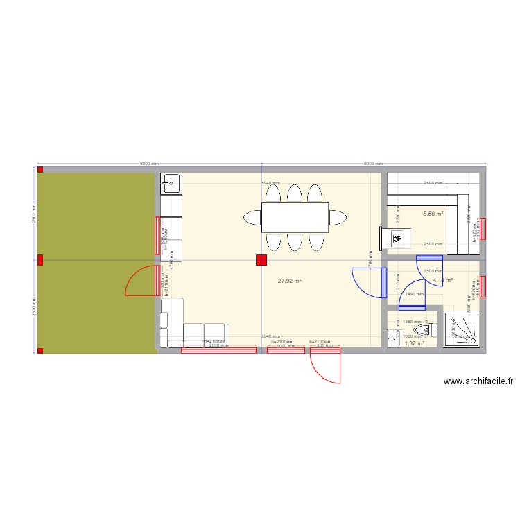 Баня Ромашка. Plan de 0 pièce et 0 m2
