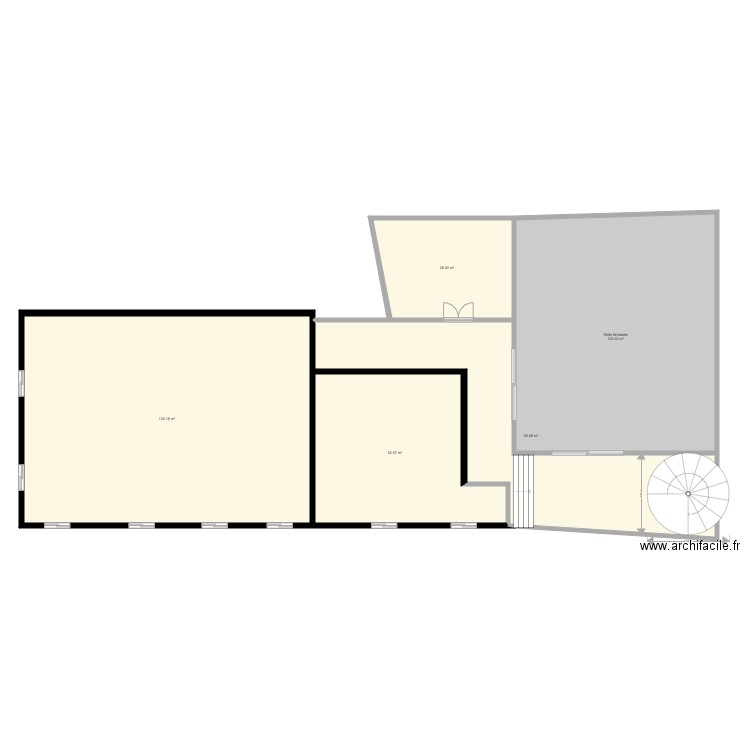 Immeuble CA0. Plan de 0 pièce et 0 m2