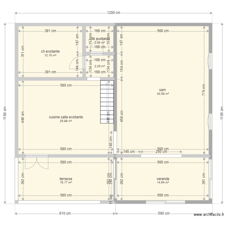 robby rdc. Plan de 0 pièce et 0 m2