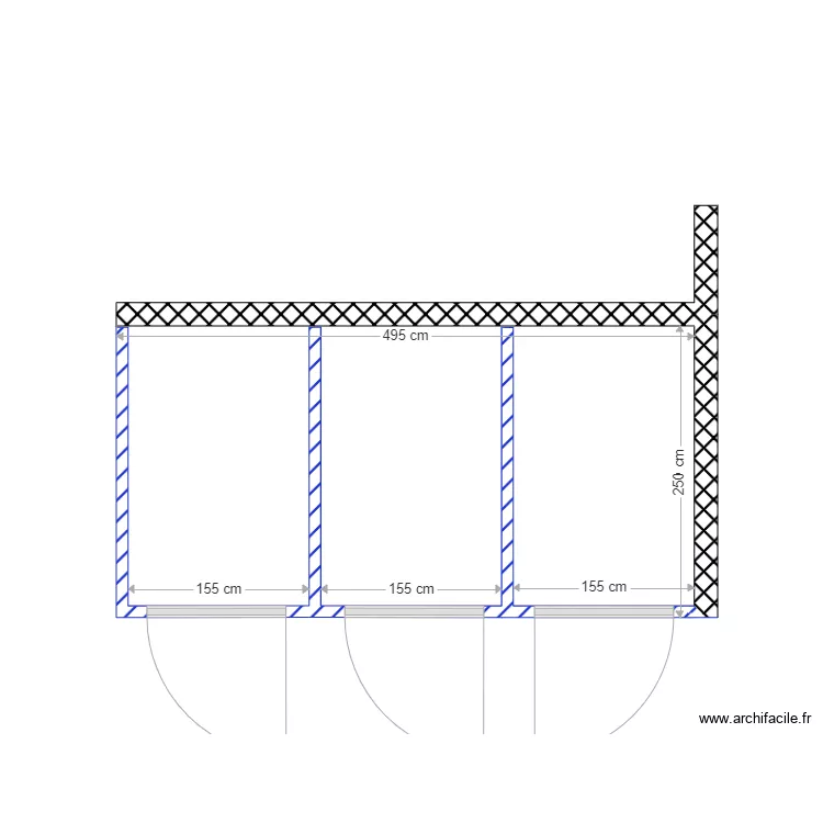 Parking GOURAN place C35 3 BOX MOTOS V2. Plan de 