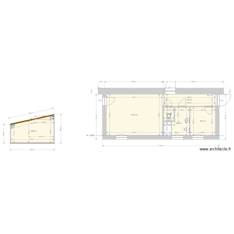 plan appenti Gouiffes. Plan de 0 pièce et 0 m2