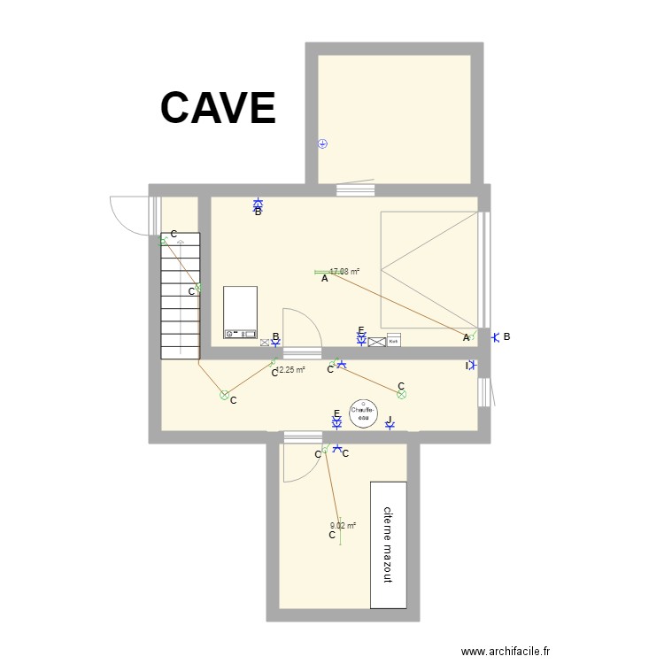 marie jemelle CAVE. Plan de 0 pièce et 0 m2