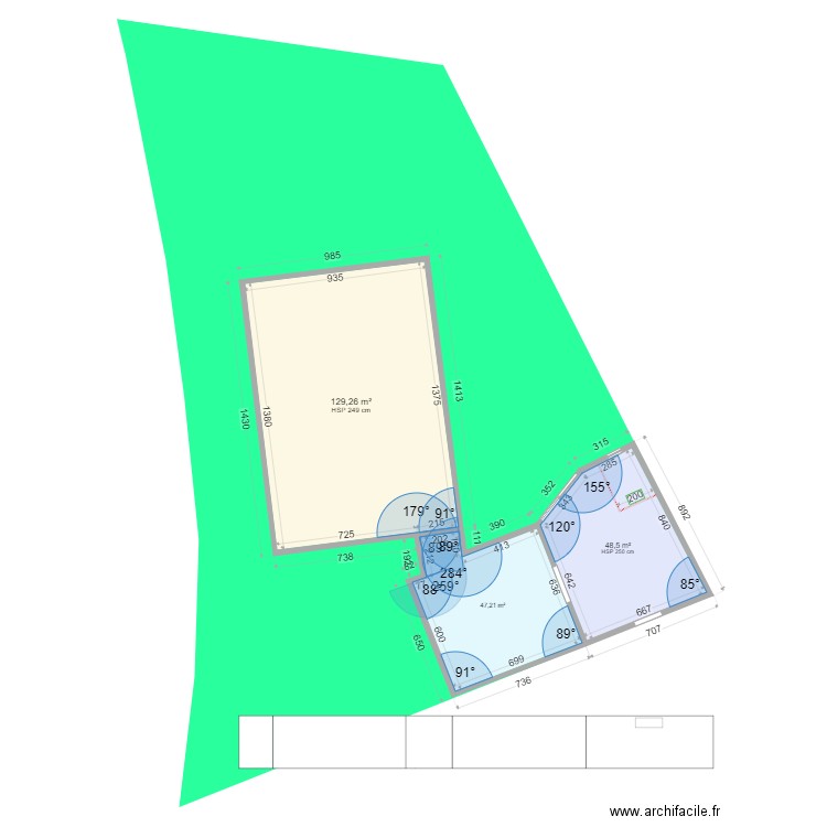 plan 13. Plan de 0 pièce et 0 m2