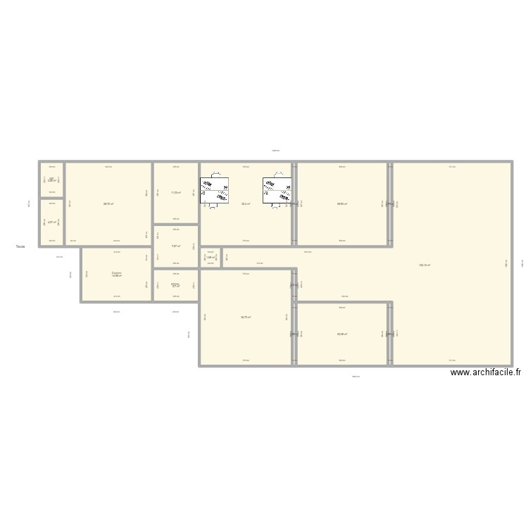 BPI/EXTERRE. Plan de 0 pièce et 0 m2