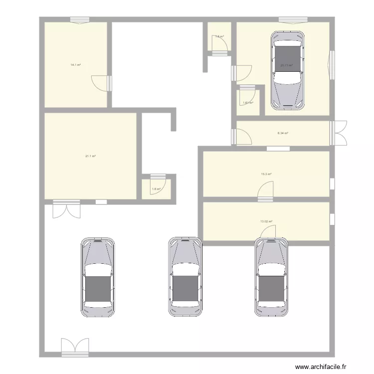 batiment 4. Plan de 