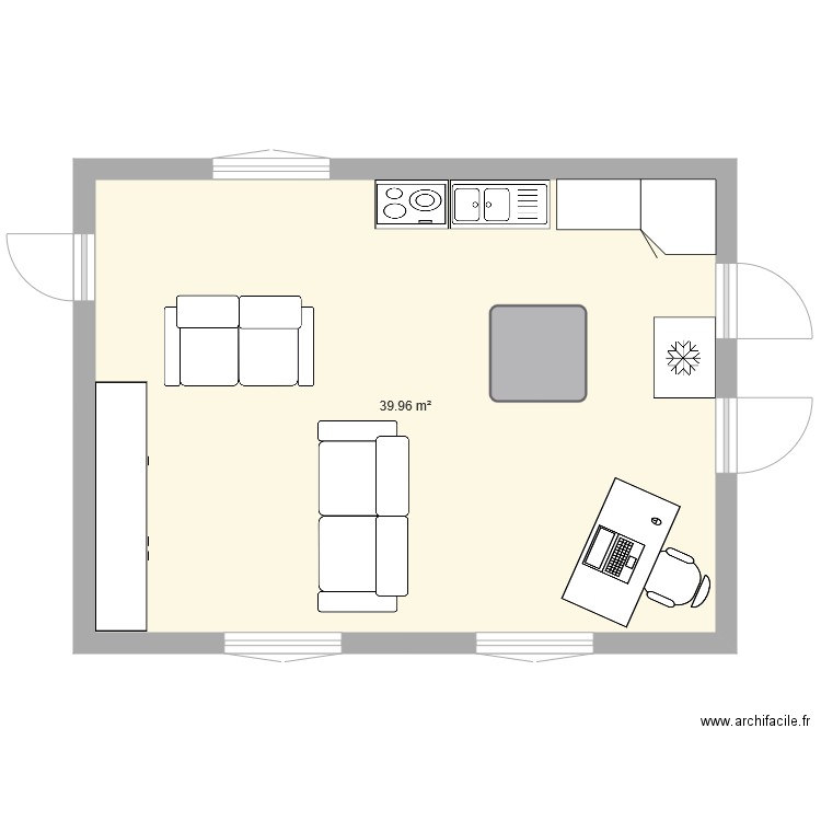 Salon 1. Plan de 0 pièce et 0 m2