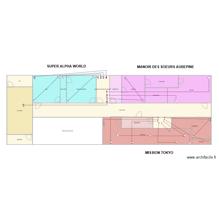 PLAN VIENNE 2 technique son. Plan de 0 pièce et 0 m2