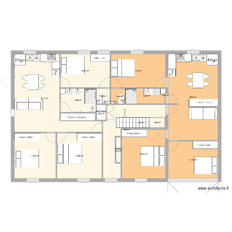 Batisse Chirens Modif 01. Plan de 0 pièce et 0 m2