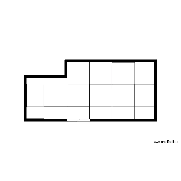 calepinage carrelage cuisine version 2. Plan de 