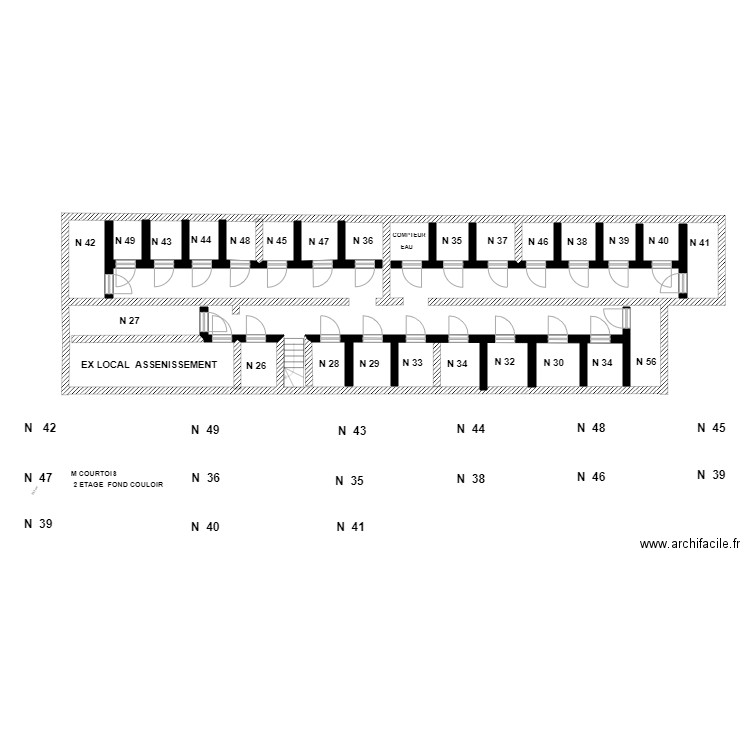   CAVE  . Plan de 1 pièce et 157 m2