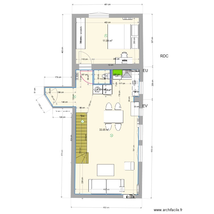 93310 B. Plan de 0 pièce et 0 m2