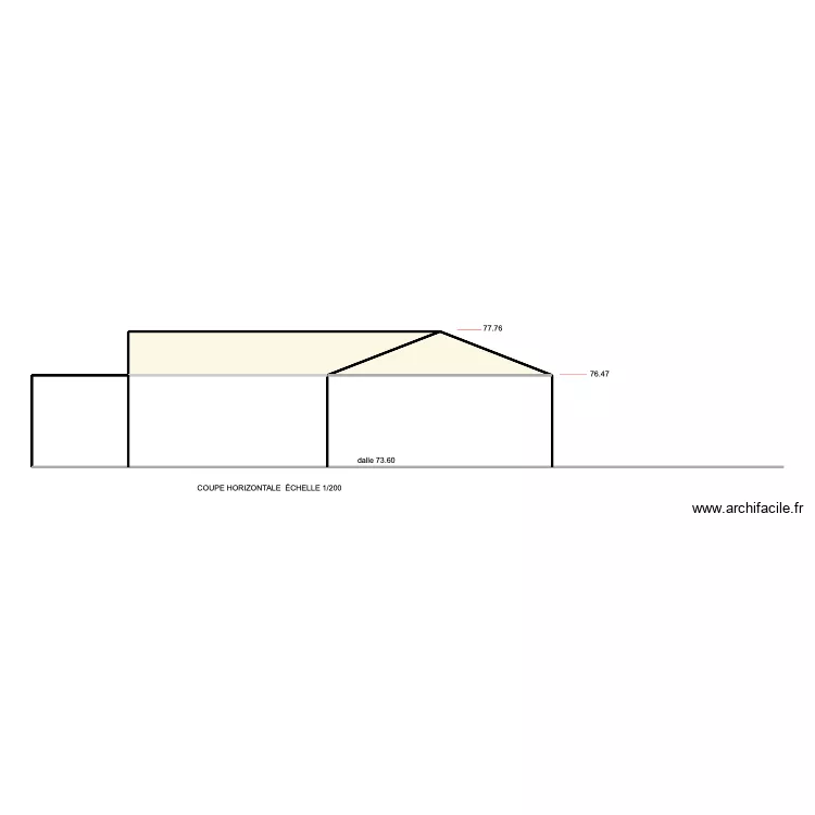 REBUFFAT COUPE MAJ5/9. Plan de 