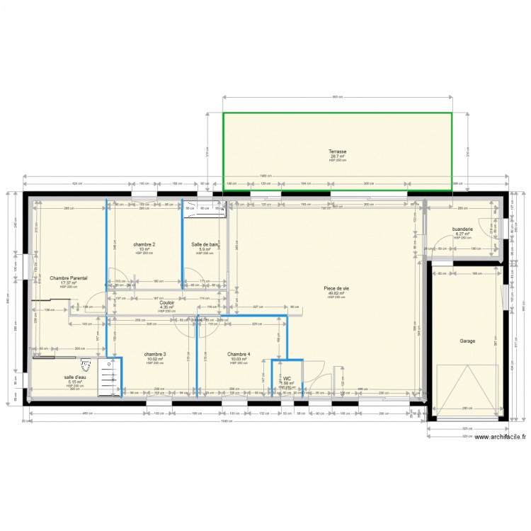 Plan maison. Plan de 0 pièce et 0 m2