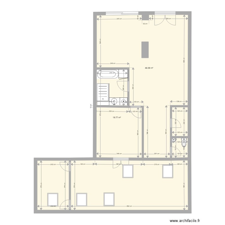 5 P CHAUSSON. Plan de 0 pièce et 0 m2