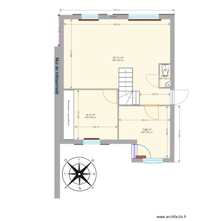 FELIX rez de chaussée. Plan de 0 pièce et 0 m2