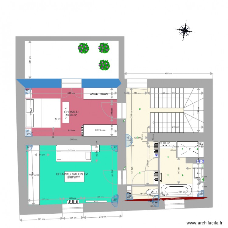 Collonges N1 Option 3. Plan de 0 pièce et 0 m2