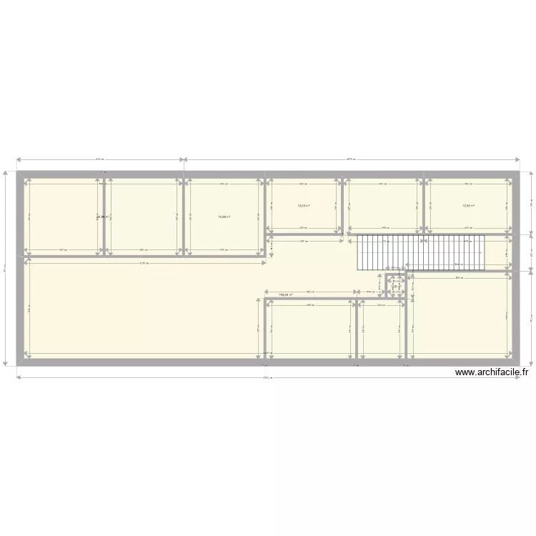 Plan Etage res FLEURY. Plan de 