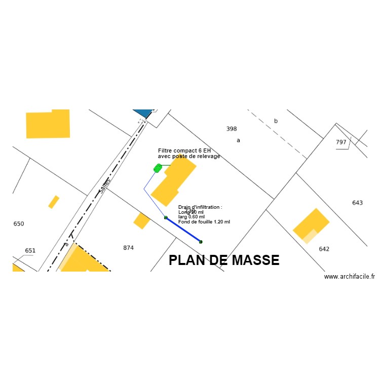 Toffolon. Plan de 0 pièce et 0 m2