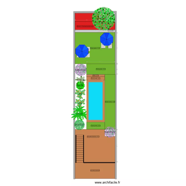 Garden new4. Plan de 