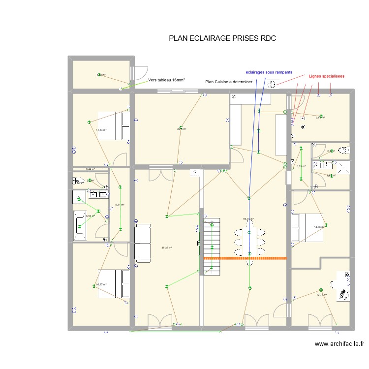 Christophe Gamarde 2. Plan de 16 pièces et 217 m2