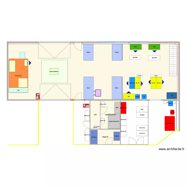 Implantation Provisoire pour EXPE2. Plan de Implantation Provisoire pour EXPE2. Plan de