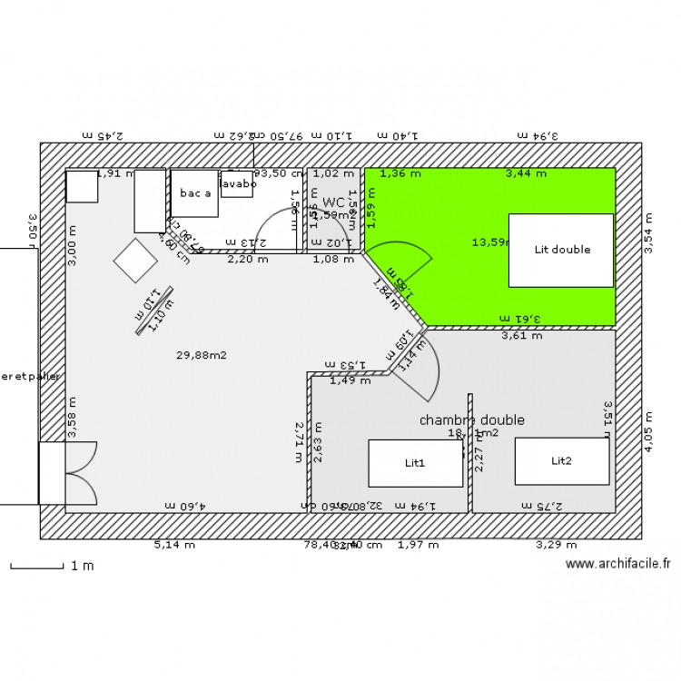 projet Grange 4. Plan de 0 pièce et 0 m2