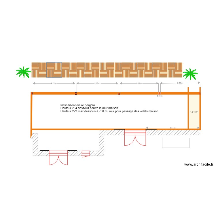 Pergola 130818. Plan de 0 pièce et 0 m2