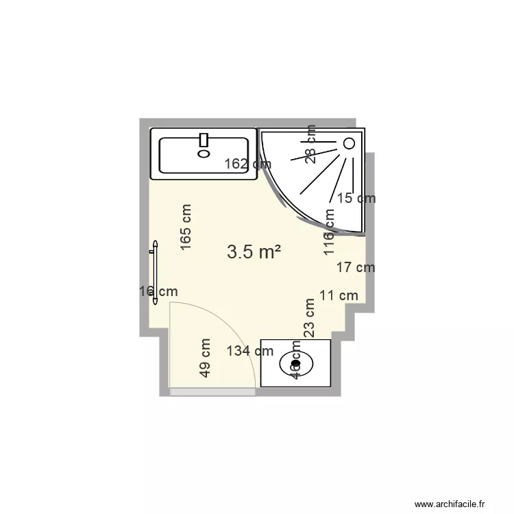 paris20 sdb. Plan de 