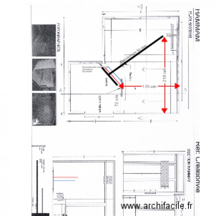 Proserpi sanitaire. Plan de 0 pièce et 0 m2