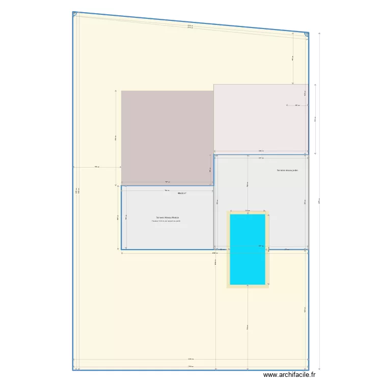 PLAN MASSE PISCINE A. Plan de PLAN MASSE PISCINE A. Plan de