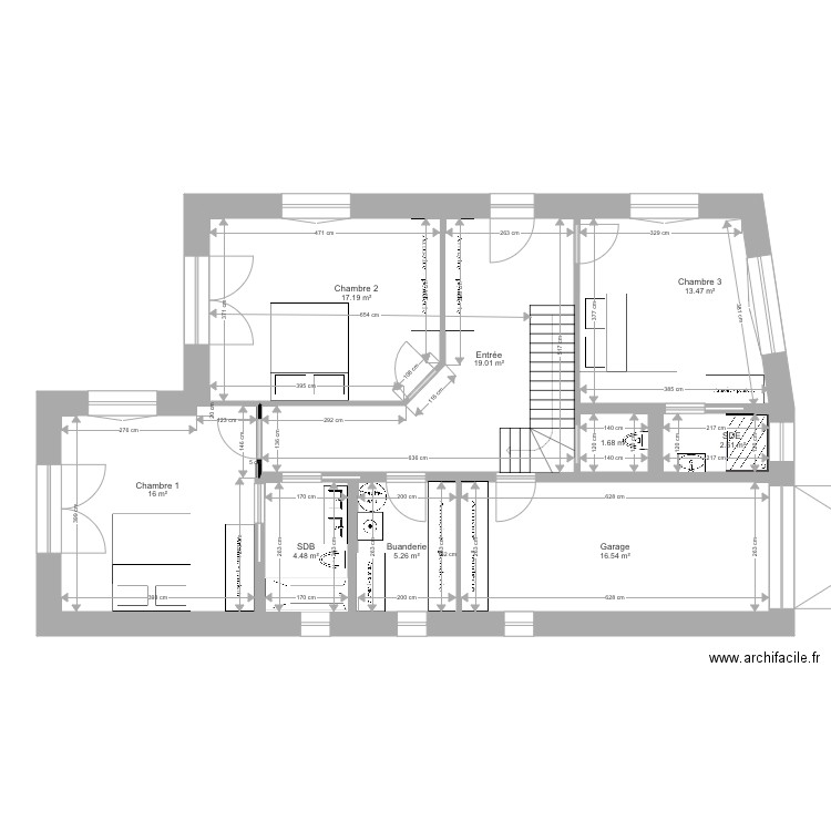 RDC Quimiac V1. Plan de 0 pièce et 0 m2